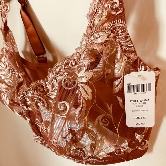 SOMA INTIMATES Women's Underwire "Sensuous Lace" Bra NWT Size 34G - Picture 4 of 8